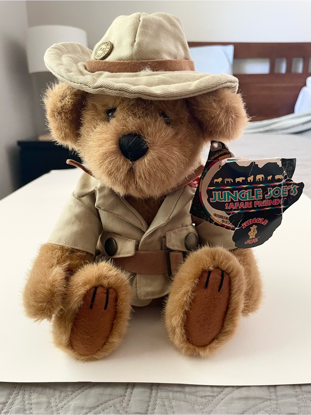 Vintage Jungle Joe’s Safari Friends Talking Bear Collectible Plush 1998 With Tag